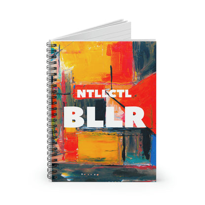 Abstract BLLR Spiral Notebook